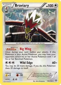 Braviary - Plasma Storm - Pokemon card