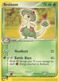 Breloom - EX Ruby and Sapphire - Pokemon card