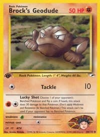 Brock's Geodude (38) - Gym Heroes - Pokemon card