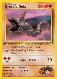 Brock's Onix (69) - Gym Heroes - Pokemon card