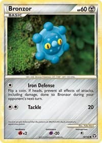 Bronzor - Triumphant - Pokemon card