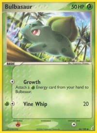 Bulbasaur - EX Crystal Guardians - Pokemon card
