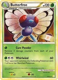 Butterfree - HeartGold SoulSilver - Pokemon card