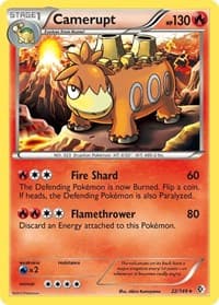 Camerupt - Boundaries Crossed - Pokemon card