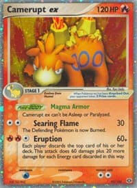 Camerupt ex - EX Emerald - Pokemon card