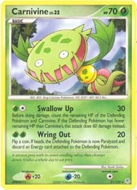 Carnivine - Diamond and Pearl - Pokemon card