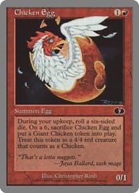 Chicken Egg - Unglued - Magic: The Gathering card