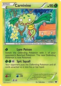 Carnivine - Dark Explorers - Pokemon card