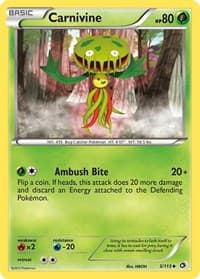 Carnivine - Legendary Treasures - Pokemon card