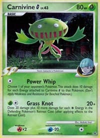 Carnivine G - DP42 - Diamond and Pearl Promos - Pokemon card