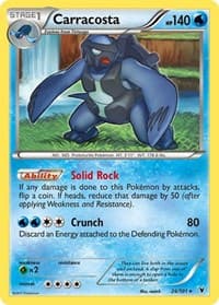 Carracosta - Noble Victories - Pokemon card