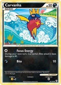 Carvanha - Triumphant - Pokemon card