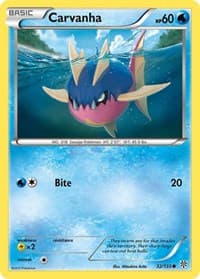 Carvanha - Plasma Storm - Pokemon card