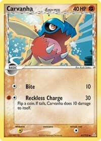 Carvanha (Delta Species) - EX Holon Phantoms - Pokemon card