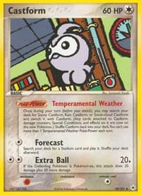 Castform - EX Hidden Legends - Pokemon card