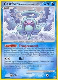 Castform Snow-Cloud Form - Legends Awakened - Pokemon card