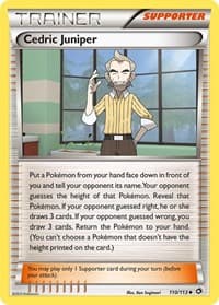 Cedric Juniper - Legendary Treasures - Pokemon card