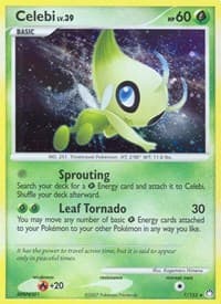 Celebi - Mysterious Treasures - Pokemon card