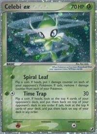 Celebi ex - EX Unseen Forces - Pokemon card