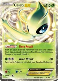 Celebi EX - Boundaries Crossed - Pokemon card