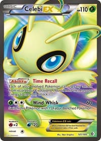 Celebi EX (141 Full Art) - Boundaries Crossed - Pokemon card