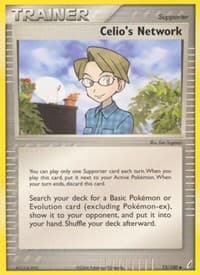 Celio's Network - EX Crystal Guardians - Pokemon card