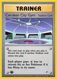 Cerulean City Gym - Gym Heroes - Pokemon card