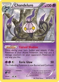 Chandelure - Noble Victories - Pokemon card