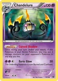 Chandelure (Secret) - Next Destinies - Pokemon card