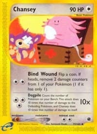 Chansey - Expedition - Pokemon card