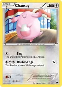 Chansey (80) - Dark Explorers - Pokemon card