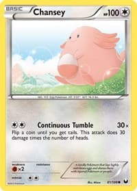 Chansey (81) - Dark Explorers - Pokemon card