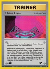 Chaos Gym - Gym Challenge - Pokemon card