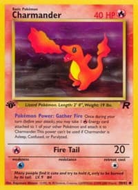 Charmander - Team Rocket - Pokemon card