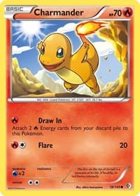 Charmander - Boundaries Crossed - Pokemon card