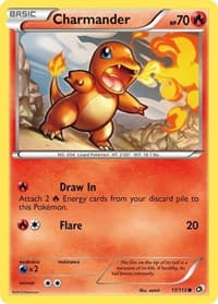 Charmander - Legendary Treasures - Pokemon card