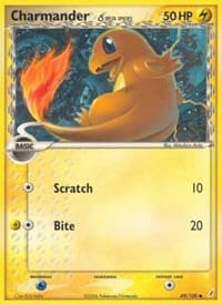 Charmander (Delta Species) - EX Crystal Guardians - Pokemon card