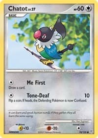Chatot - Diamond and Pearl - Pokemon card