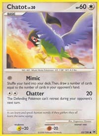 Chatot - Majestic Dawn - Pokemon card