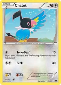 Chatot - Dark Explorers - Pokemon card