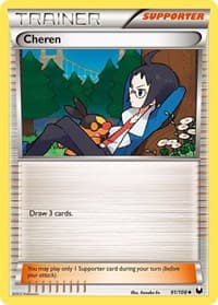 Cheren - Dark Explorers - Pokemon card