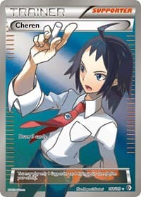 Cheren (148 Full Art) - Boundaries Crossed - Pokemon card