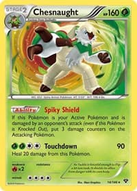 Chesnaught - XY Base Set - Pokemon card