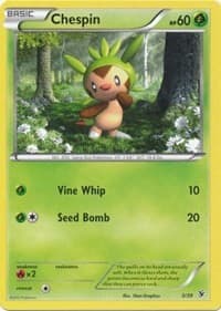 Chespin - Kalos Starter Set - Pokemon card