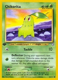 Chikorita (53) - Neo Genesis - Pokemon card