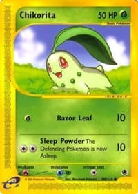 Chikorita (100) - Expedition - Pokemon card