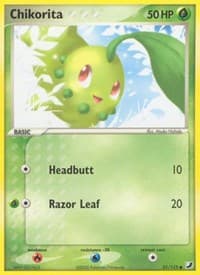 Chikorita - EX Unseen Forces - Pokemon card