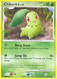Chikorita - Mysterious Treasures - Pokemon card