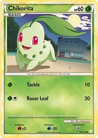 Chikorita - HeartGold SoulSilver - Pokemon card