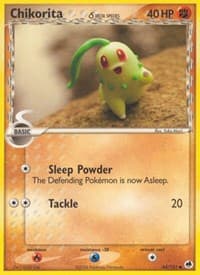 Chikorita (Delta Species) - EX Dragon Frontiers - Pokemon card